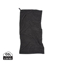 Carica l&#39;immagine nel visualizzatore di Gallery, asciugamani personalizzati in rpet colore nero_nero 12297719 DET01
