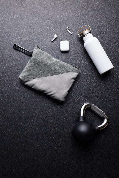 Carica l&#39;immagine nel visualizzatore di Gallery, asciugamani da personalizzare in rpet colore grigio_grigio 12297718 DET09
