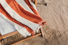 Carica l&#39;immagine nel visualizzatore di Gallery, teli mare personalizzabili in cotone colore rosso-ciliegia_rosso 1294523 DET06
