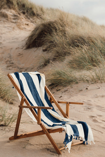 Carica l&#39;immagine nel visualizzatore di Gallery, teli mare personalizzati in cotone colore blu-navy_blu 1294523 DET05
