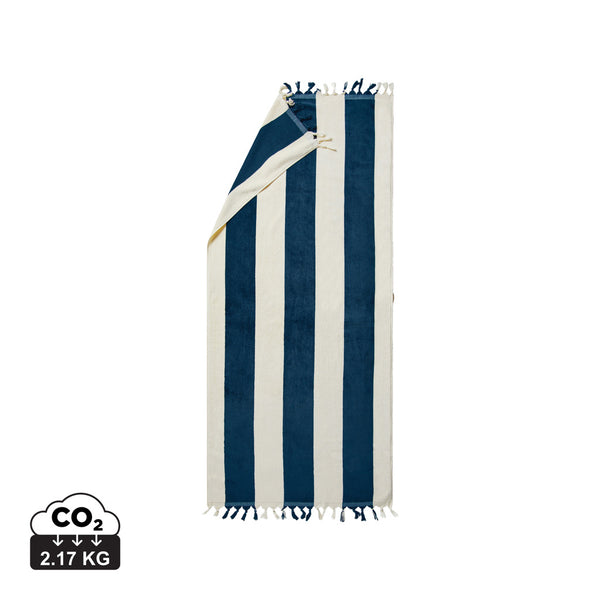 Carica l&#39;immagine nel visualizzatore di Gallery, teli mare personalizzati in cotone colore blu-navy_blu 1294523 DET05
