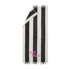 Carica l&#39;immagine nel visualizzatore di Gallery, teli mare personalizzati in cotone colore nero_nero 1294523 DET04
