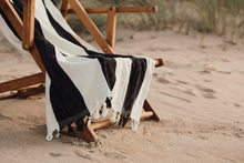 Carica l&#39;immagine nel visualizzatore di Gallery, teli mare personalizzati in cotone colore nero_nero 1294523 DET06
