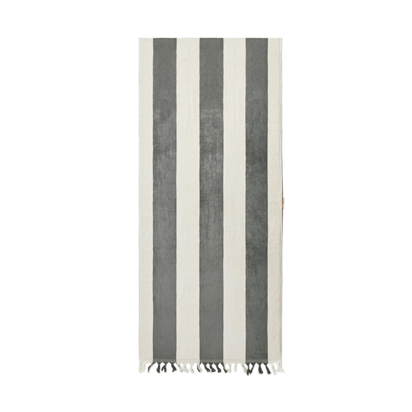 Carica l&#39;immagine nel visualizzatore di Gallery, teli mare da personalizzare in cotone colore grigio_grigio 12299779 DET09

