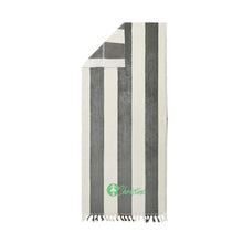 Carica l&#39;immagine nel visualizzatore di Gallery, teli mare da personalizzare in cotone colore grigio_grigio 12299779 DET04
