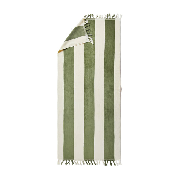 Carica l&#39;immagine nel visualizzatore di Gallery, teli mare promozionali in cotone colore verde_verde 1294523 DET07

