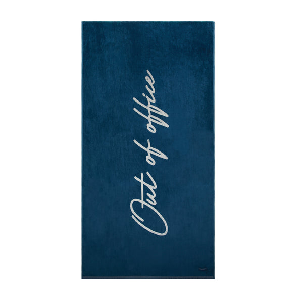 Carica l&#39;immagine nel visualizzatore di Gallery, teli mare personalizzati in cotone colore blu-navy_blu 1294522 DET05
