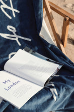 Carica l&#39;immagine nel visualizzatore di Gallery, teli mare personalizzati in cotone colore blu-navy_blu 1294522 DET05
