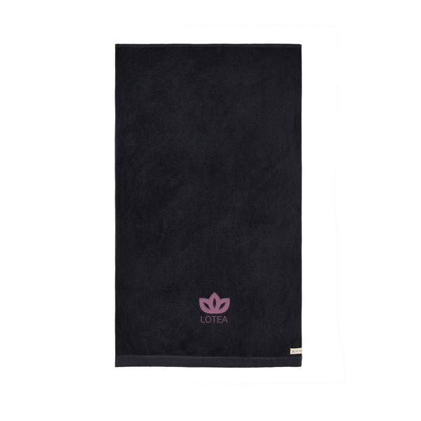 Carica l&#39;immagine nel visualizzatore di Gallery, asciugamani personalizzati in cotone colore nero_nero 122316729 DET06
