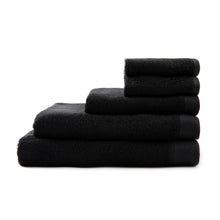 Carica l&#39;immagine nel visualizzatore di Gallery, asciugamani personalizzati in cotone colore nero_nero 122316729 DET06

