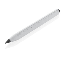 Carica l&#39;immagine nel visualizzatore di Gallery, matite e portamine da personalizzare in alluminio riciclato, grafite colore bianco_bianco 121693818 DET02
