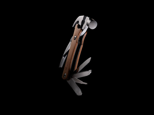 Carica l'immagine nel visualizzatore di Gallery, coltellini multifunzione pubblicitari in fsc® legno, acciaio inossidabile colore marrone_marrone 121693837 DET09
