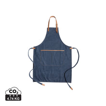 Carica l'immagine nel visualizzatore di Gallery, grembiuli e cappelli chef personalizzati in canapa, pu colore blu_blu 121697999 DET01
