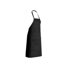 Carica l&#39;immagine nel visualizzatore di Gallery, grembiuli e cappelli chef personalizzati in cotone riciclato colore nero_nero 121698001 DET02
