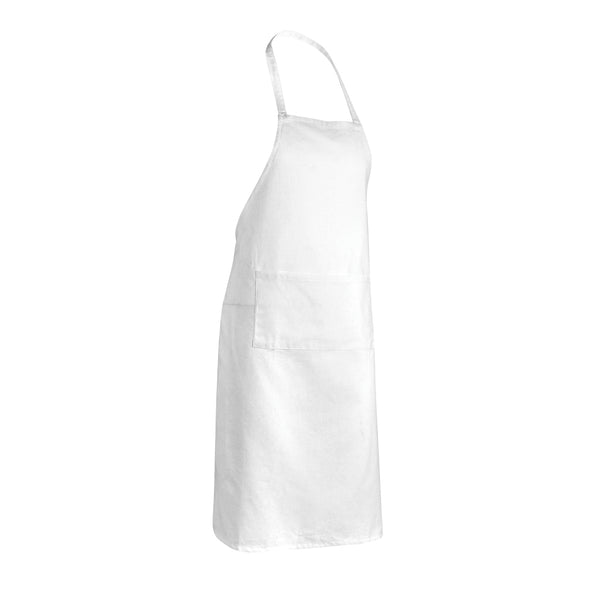 Carica l'immagine nel visualizzatore di Gallery, grembiuli e cappelli chef da personalizzare in cotone riciclato colore bianco_bianco 121698001 DET05
