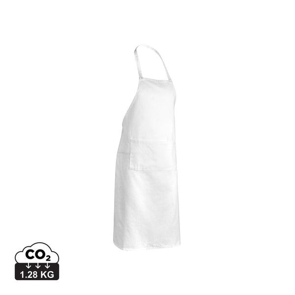 Carica l'immagine nel visualizzatore di Gallery, grembiuli e cappelli chef da personalizzare in cotone riciclato colore bianco_bianco 121698001 DET05
