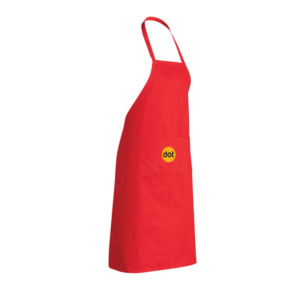 Carica l'immagine nel visualizzatore di Gallery, grembiuli e cappelli chef personalizzabili in cotone riciclato colore rosso-ciliegia_rosso 121698001 DET07
