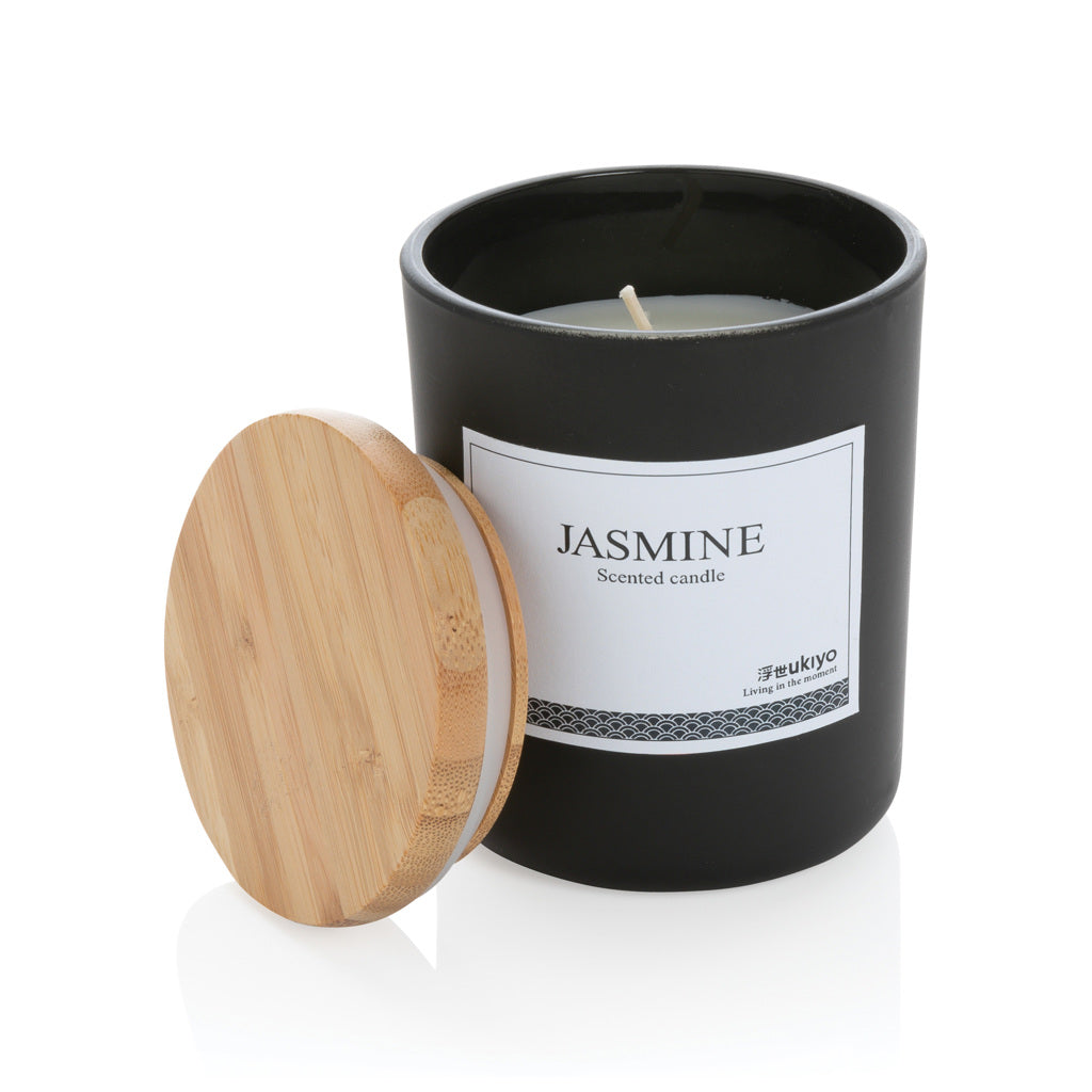candele personalizzate in vetro, bambù colore nero_nero 121698011 VAR01