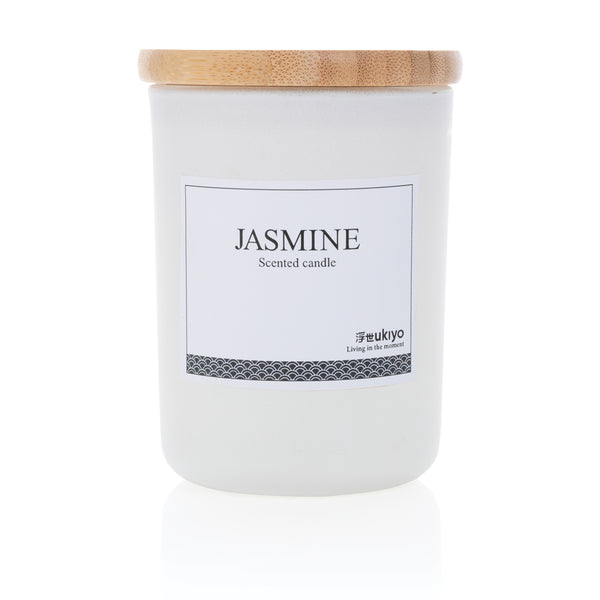 Carica l&#39;immagine nel visualizzatore di Gallery, candele da personalizzare in vetro, bambù colore bianco_bianco 121698011 DET09
