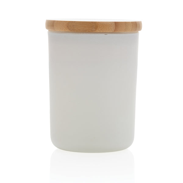 Carica l&#39;immagine nel visualizzatore di Gallery, candele da personalizzare in vetro, bambù colore bianco_bianco 121698011 DET09
