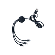 accessori per caricabatterie personalizzati in abs riciclato, fsc® bambù colore nero_nero 121701965 VAR01