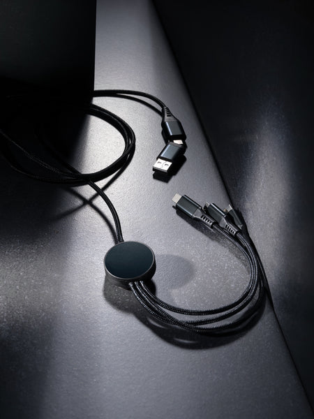 Carica l&#39;immagine nel visualizzatore di Gallery, accessori per caricabatterie da personalizzare in tpe riciclato, alluminio riciclato colore grigio_grigio 121701985 DET09
