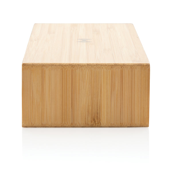 Carica l&#39;immagine nel visualizzatore di Gallery, caricabatteria wireless pubblicitari in bambù, abs colore marrone_marrone 121702540 DET09
