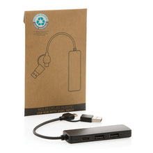 Carica l'immagine nel visualizzatore di Gallery, hub USB personalizzati in abs riciclato, tpe riciclato colore nero_nero 121702543 DET08

