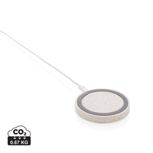 Carica l&#39;immagine nel visualizzatore di Gallery, caricabatteria wireless pubblicitari in paglia di grano, abs colore cachi_verde scuro 121702546 DET01
