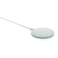 caricabatteria wireless da personalizzare in abs riciclato, tpe riciclato colore bianco_bianco 121702560 VAR02