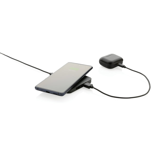 Carica l&#39;immagine nel visualizzatore di Gallery, caricabatteria wireless personalizzati in abs riciclato colore nero_nero 121702563 DET09
