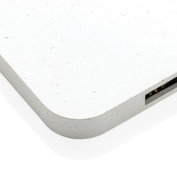 Carica l&#39;immagine nel visualizzatore di Gallery, caricabatteria wireless da personalizzare in abs riciclato colore bianco_bianco 121702563 DET09
