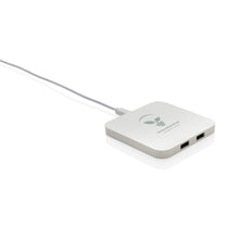 Carica l&#39;immagine nel visualizzatore di Gallery, caricabatteria wireless da personalizzare in abs riciclato colore bianco_bianco 121702563 DET07
