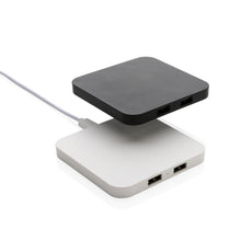 Carica l&#39;immagine nel visualizzatore di Gallery, caricabatteria wireless da personalizzare in abs riciclato colore bianco_bianco 121702563 DET08
