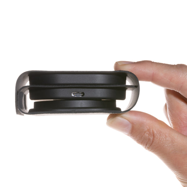 Carica l&#39;immagine nel visualizzatore di Gallery, caricabatteria wireless da personalizzare in abs riciclato, pu colore grigio_grigio 121702570 DET09
