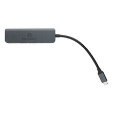 Carica l'immagine nel visualizzatore di Gallery, hub USB da personalizzare in lega di alluminio riciclato, tpe riciclato colore grigio_grigio 121702582 DET08
