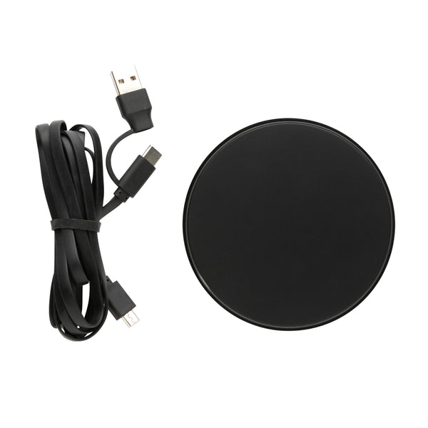 Carica l&#39;immagine nel visualizzatore di Gallery, caricabatteria wireless personalizzati in abs riciclato, tpe riciclato colore nero_nero 121702583 DET09
