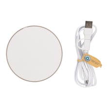 Carica l&#39;immagine nel visualizzatore di Gallery, caricabatteria wireless da personalizzare in abs riciclato, tpe riciclato colore bianco_bianco 121702583 DET04

