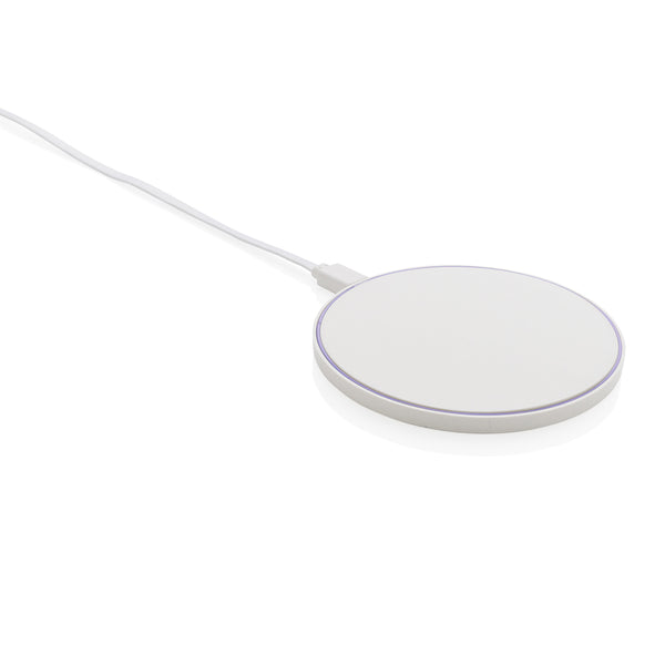 Carica l&#39;immagine nel visualizzatore di Gallery, caricabatteria wireless da personalizzare in abs riciclato, tpe riciclato colore bianco_bianco 121702583 DET09
