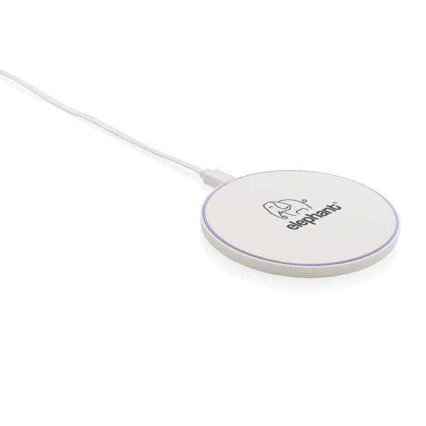 Carica l&#39;immagine nel visualizzatore di Gallery, caricabatteria wireless da personalizzare in abs riciclato, tpe riciclato colore bianco_bianco 121702583 DET09
