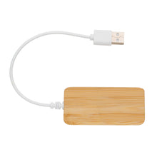 Carica l'immagine nel visualizzatore di Gallery, hub USB pubblicitari in bambù, tpe colore marrone_marrone 121702590 DET03
