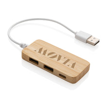 Carica l'immagine nel visualizzatore di Gallery, hub USB pubblicitari in bambù, tpe colore marrone_marrone 121702590 DET05
