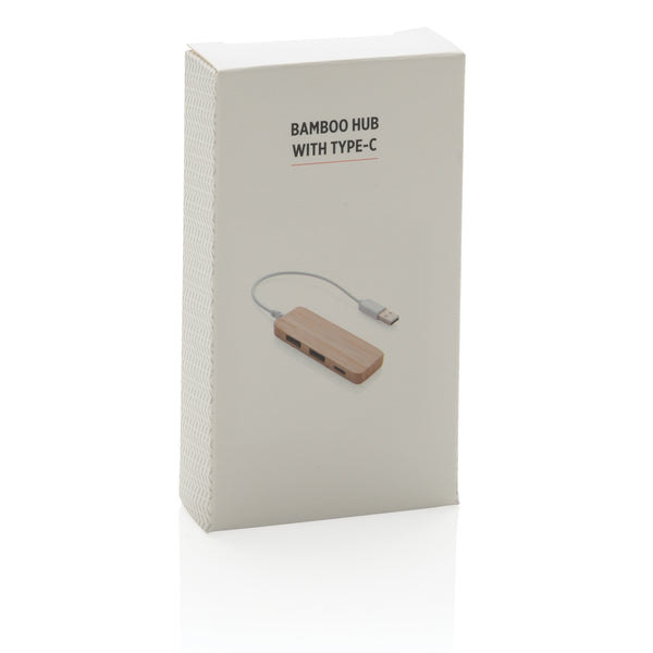Carica l'immagine nel visualizzatore di Gallery, hub USB pubblicitari in bambù, tpe colore marrone_marrone 121702590 DET08
