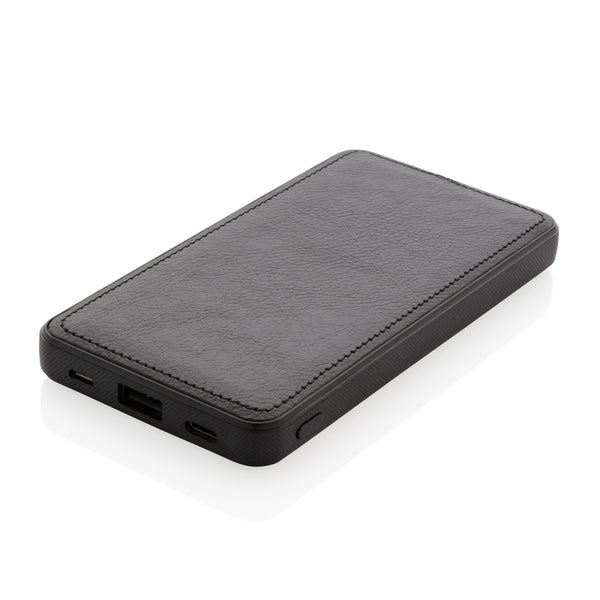 power bank personalizzati in abs, pu colore nero_nero 121703936 VAR01