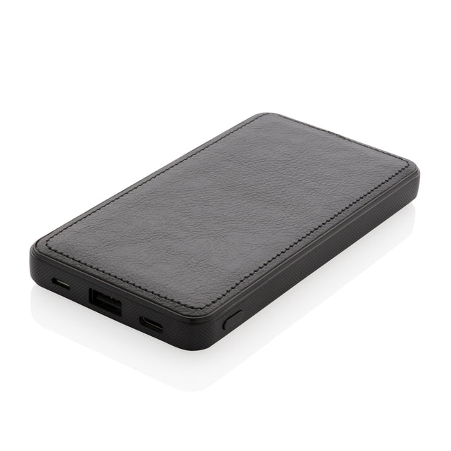 power bank personalizzati in abs, pu colore nero_nero 121703936 VAR01