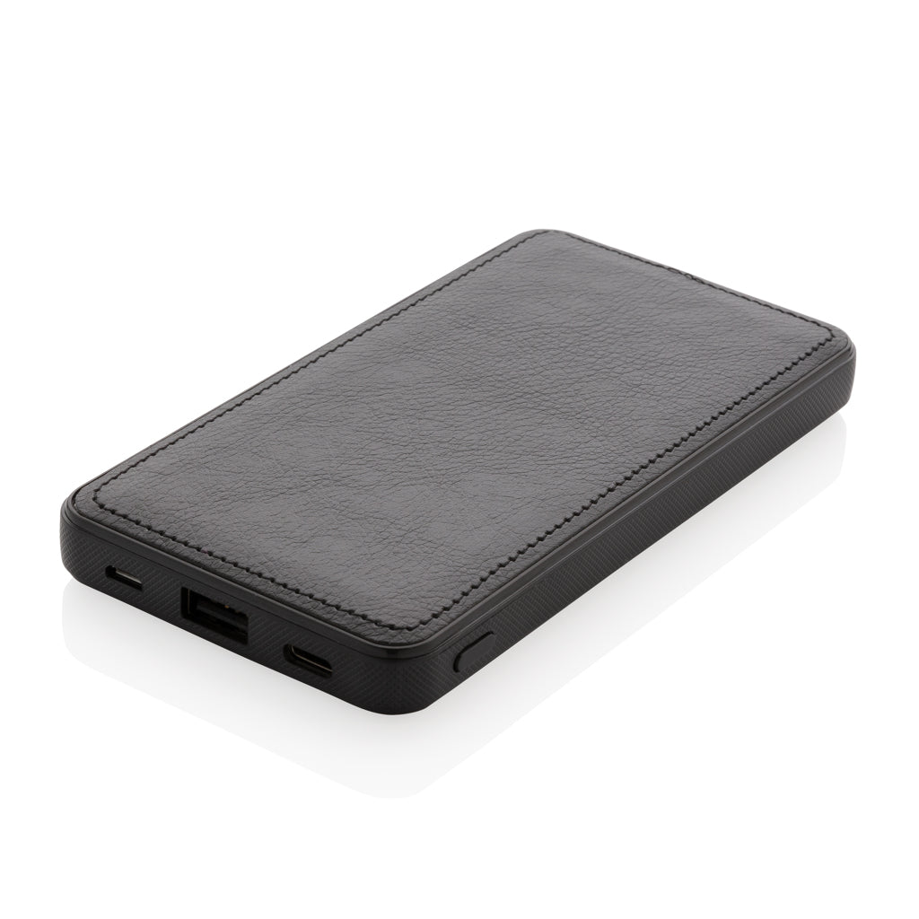 power bank personalizzati in abs, pu colore nero_nero 121703936 VAR01