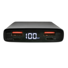 Carica l&#39;immagine nel visualizzatore di Gallery, power bank personalizzati in alluminio, abs colore nero_nero 121703941 DET05
