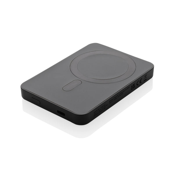 power bank personalizzati in abs riciclato colore nero_nero 121703957 VAR01