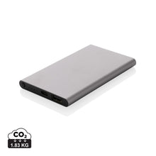 Carica l&#39;immagine nel visualizzatore di Gallery, power bank da personalizzare in lega di alluminio riciclato, abs riciclato colore carbon-fossile_grigio 121703959 DET01
