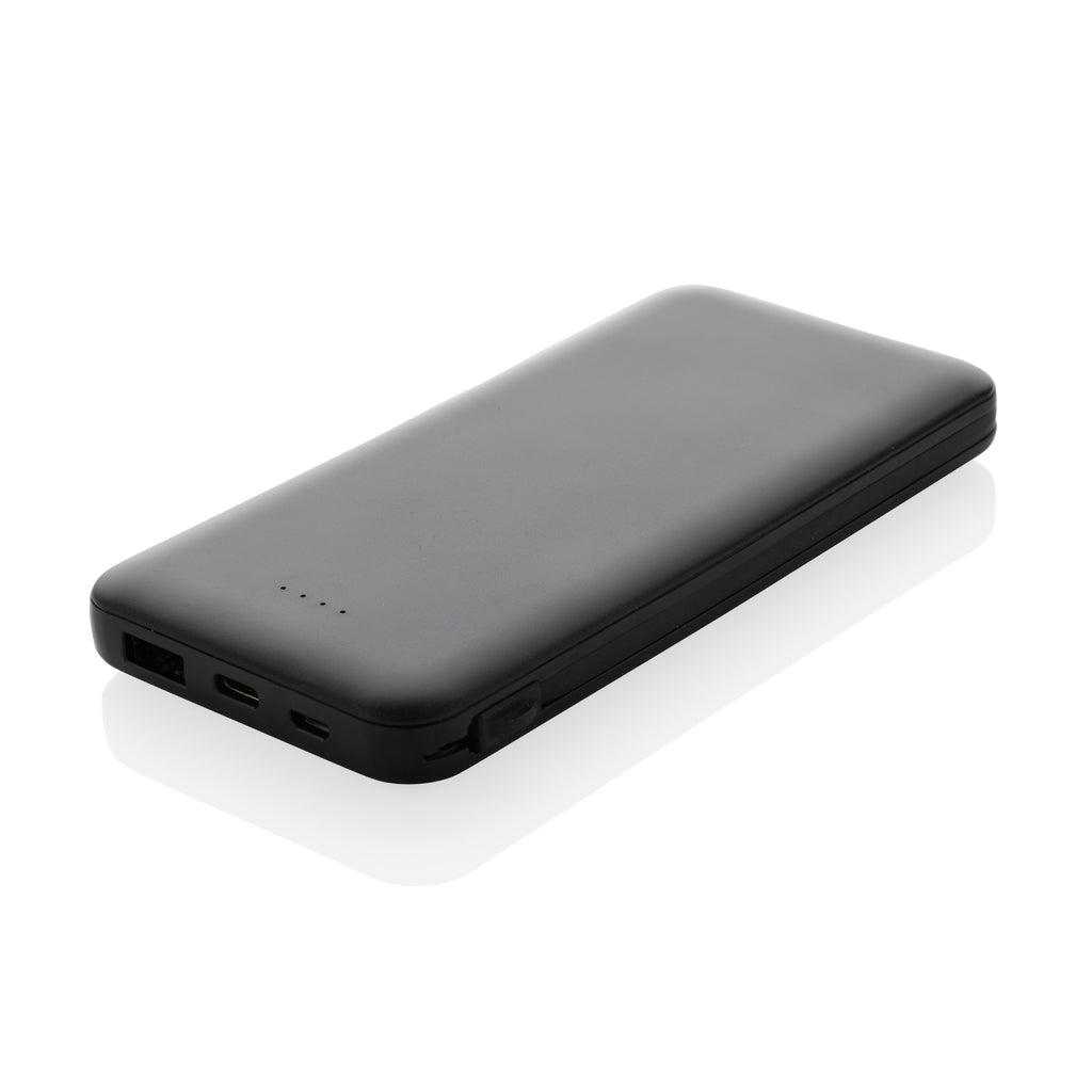 power bank personalizzati in abs riciclato, tpe riciclato colore nero_nero 121703960 VAR01
